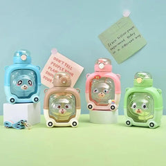 Kids Cute Bear Plastic Water Sipper Bottle – 1000ml