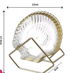 Modern Luxury Multi-Section Snack & Fruit Serving Tray Set