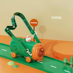 COZY nose Kids School Bus Tumbler – 500 ml Leakproof Sipper with Lid & Straw