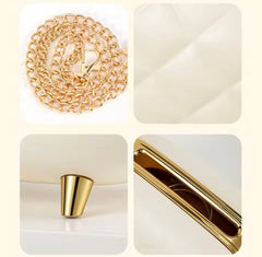 Luxury Quilted Purse-Shaped Tissue Box Holder | Chic Vanity Organizer with Hidden Storage