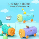 COZY nose Kids School Bus Tumbler – 500 ml Leakproof Sipper with Lid & Straw