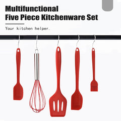 Luxury 5-Piece Silicone Baking Utensil Set – Heat-Resistant, Non-Stick, Premium Kitchen Tools