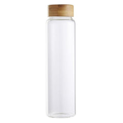 Water Bottle With Bamboo Lid