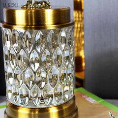 Deer Design Gold Candy Jar