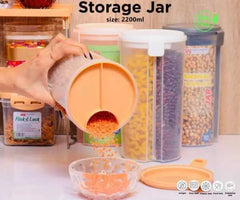 Marshal Storage Jar – 2200ml Multi-Compartment Airtight Container