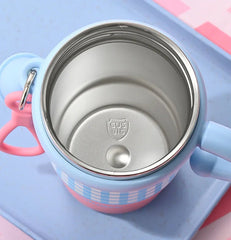 600ml Stainless Steel Kids Thermos with Handle