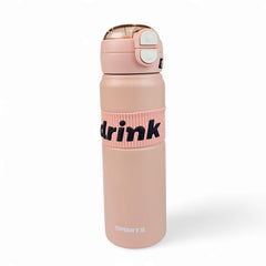 700ml DRINK Sports Water Bottle with Straw & Flip Lid