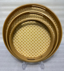 High Quality Wooden Tray 3Pcs Set