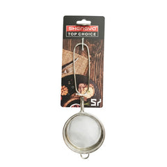 Stainless Steel Tea Strainer with Fine Mesh โ SHENGYA Top Choice Sifter for Loose Leaf Tea, Herbs & Spices