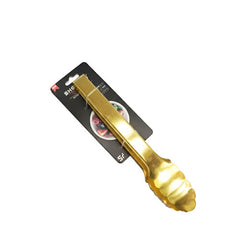 Elegant Gold-Plated Stainless Steel Serving Tongs โ Multi-Use Metal Utensil for Buffet & Pastries