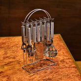 12-Piece Stainless Steel Kitchen Utensil Set with Organizer Rack β Complete Metal Cooking Tool & Gadget Collection