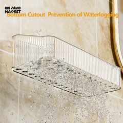 CORNER WALL-MOUNTED COSMETIC RACK – NO-DRILL BATHROOM ORGANIZER FOR ACCESSORIES