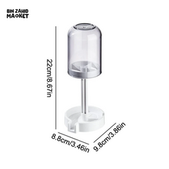 HOUSEHOLD BATHROOM 3-IN-1 TOOTHBRUSH HOLDER TOOTHPASTE & MOUTHWASH CUP ORGANIZER DRY AND DUSTPROOF CLEANING TOOL STORAGE RACK