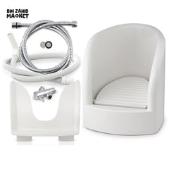 PORTABLE WUDU FOOT WASHER BASIN โ AUTOMATIC PLASTIC FOOT SPA FOR HOME & BATHROOM USE