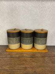modern ceramic kitchen canister set 3