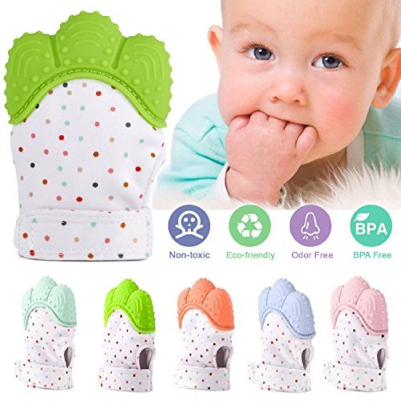 2 Pieces Baby Teether Gloves