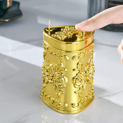 Vintage Design Toothpick holder (Golden)