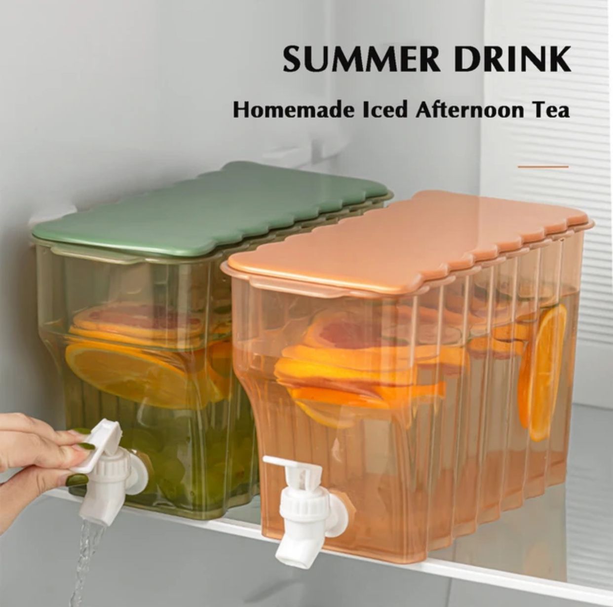 3.6 LITRE FRIDGE BEVERAGE DISPENSER WITH TAP