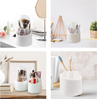 360 Degree Rotating Makeup Brush Holder