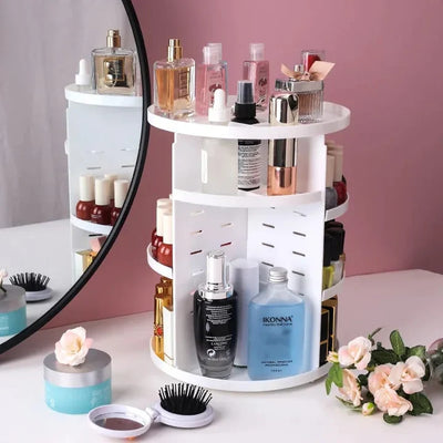 360 Rotating Cosmetic Makeup Organizer