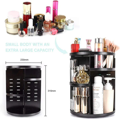 360 Rotating Cosmetic Makeup Organizer