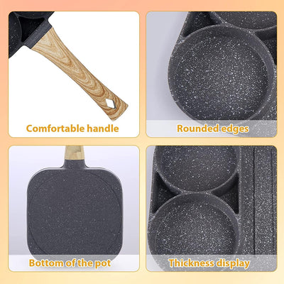 3 MOULD FRYING PAN
