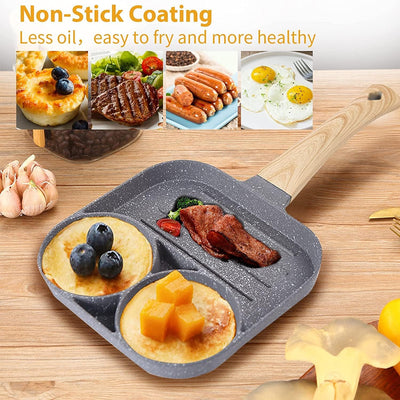 3 MOULD FRYING PAN