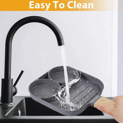 3 MOULD FRYING PAN