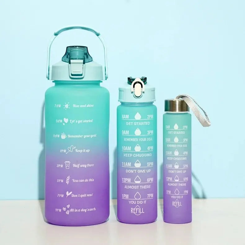 3 pcs Water Bottle Set