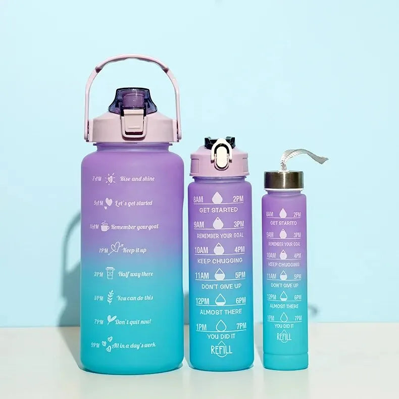 3 pcs Water Bottle Set