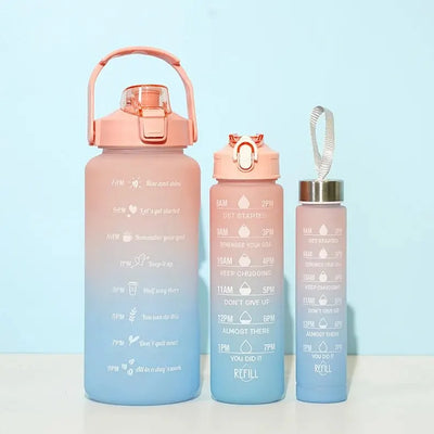 3 pcs Water Bottle Set