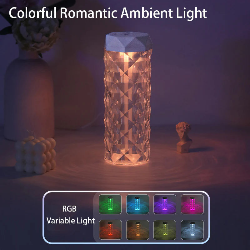 RGB LED Table Lamp – Elegant Ambient Light for Home Decor