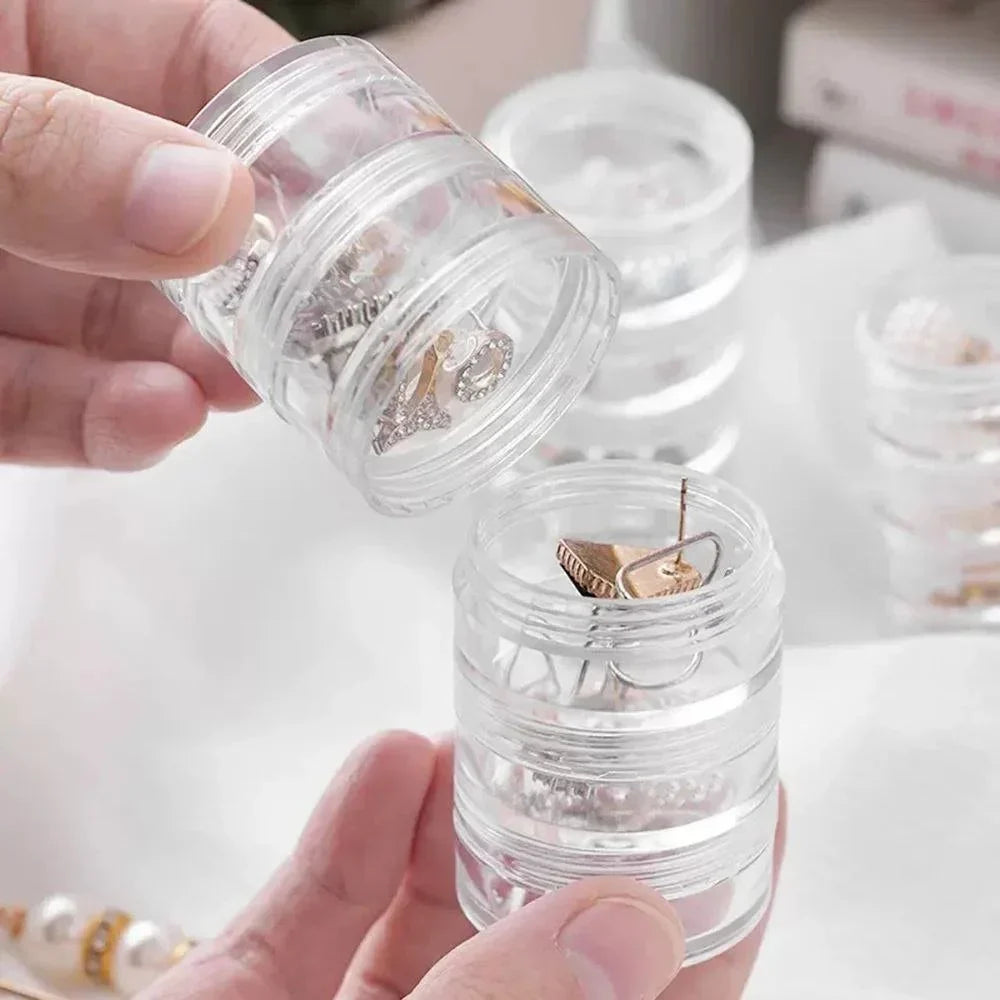 5 LAYER MINI ROUND JEWELLERY ORGANIZER