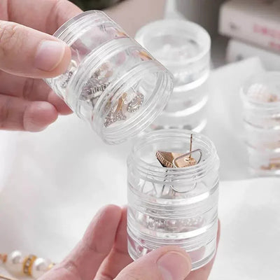 5 LAYER MINI ROUND JEWELLERY ORGANIZER