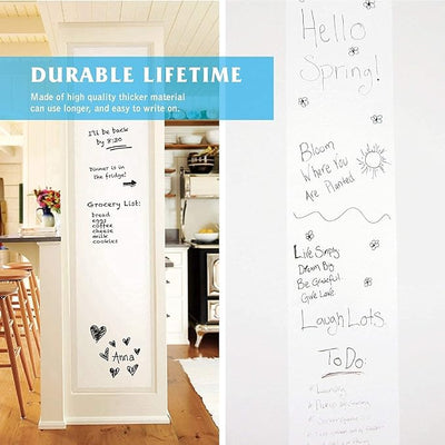 Whiteboard wall sticker (removable and reusable)