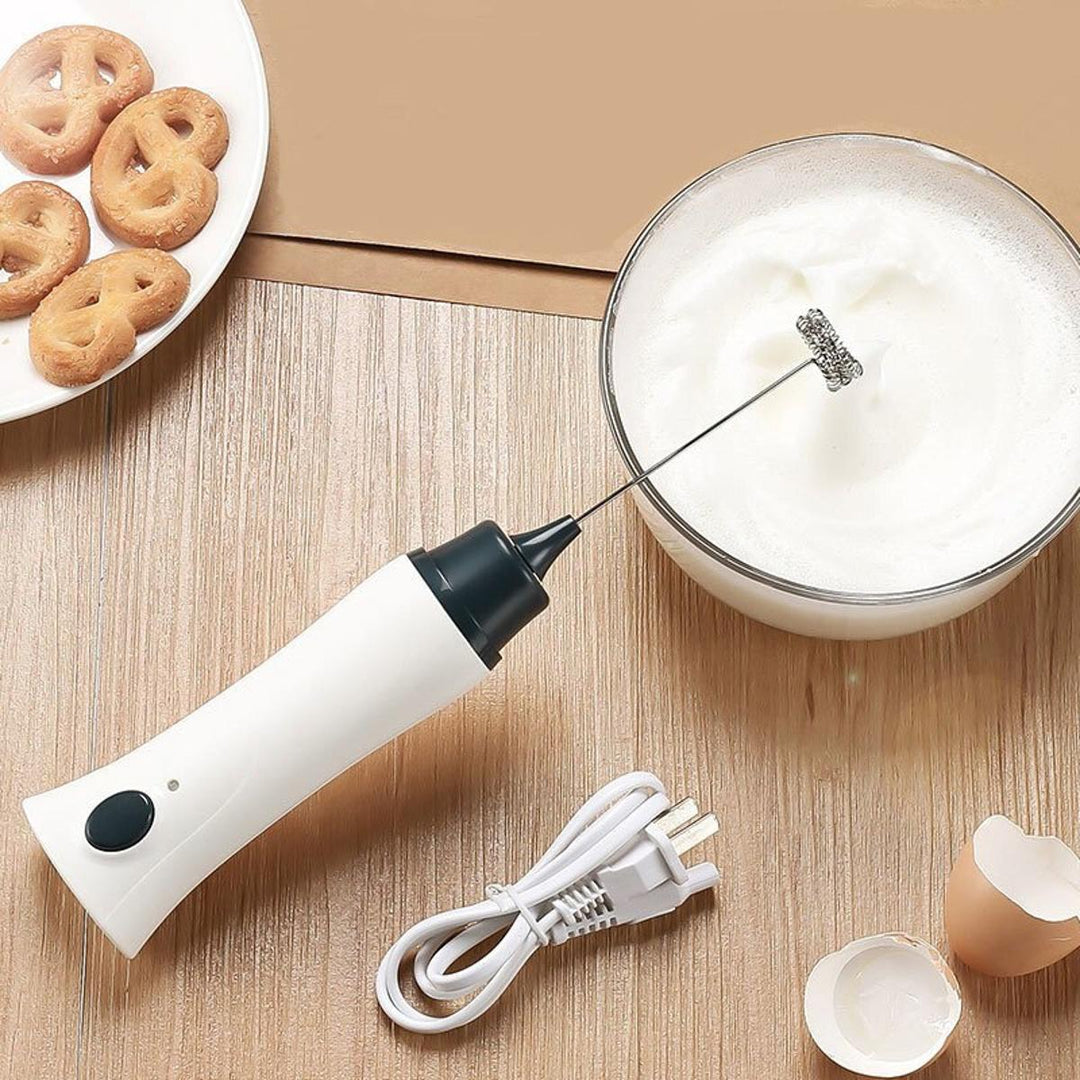 Rechargeable Electric Milk & Coffee Beater — Hand-Held Frother for Café-Style Drinks