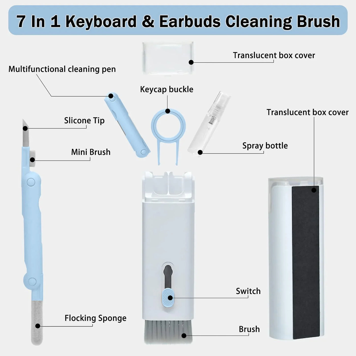 7 in 1 Cleaning Brush