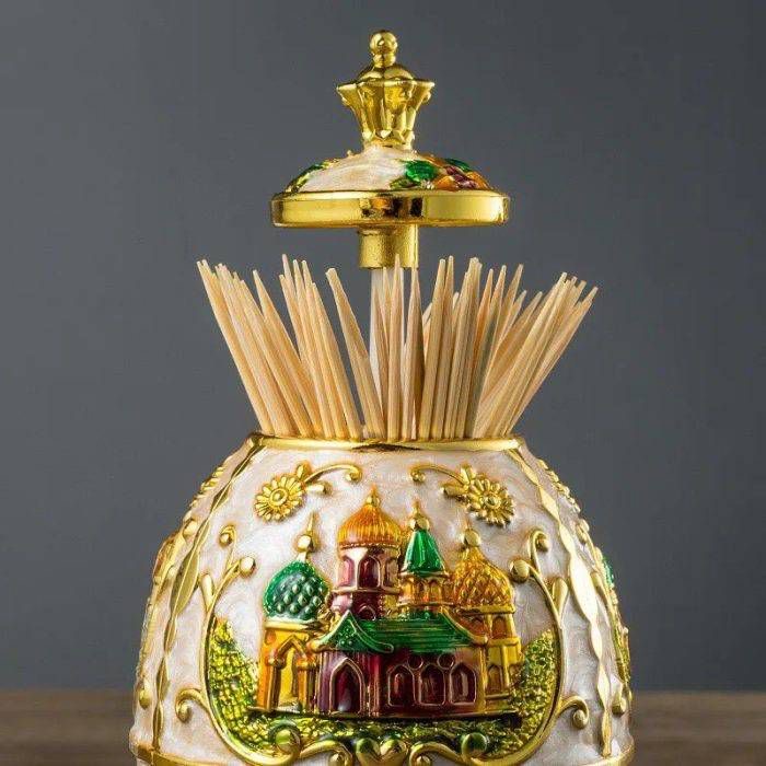 European Style Egg Shaped Toothpick Holders