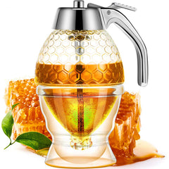 Honey Dispenser with Stand and Stopper