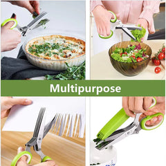 Stainless Steel Kitchen Herb Scissor