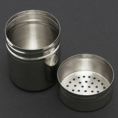 Stainless Steel Spice Shaker Set – 3-Piece Seasoning Jar Trio