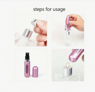 5ml Refillable Perfume Spray Bottles (Pack of 2)