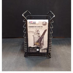 Black Wire Mesh Cutlery Holder / Spoon Stand