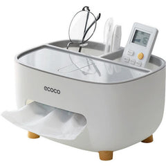 ECOCO Tissue Box Holder with Storage Container