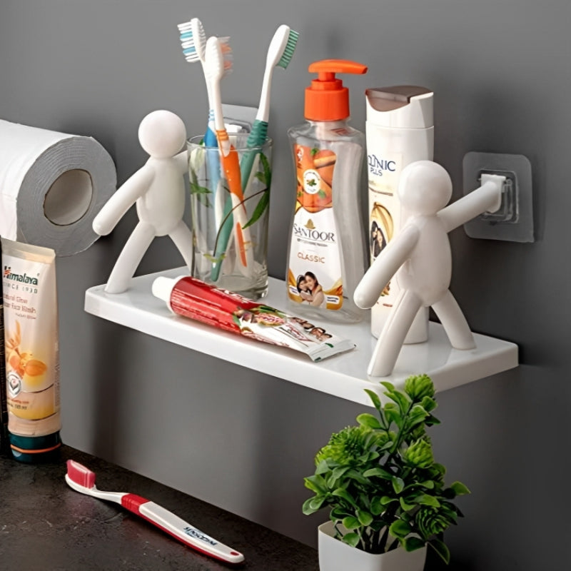 WALL-MOUNTED STORAGE SHELF
