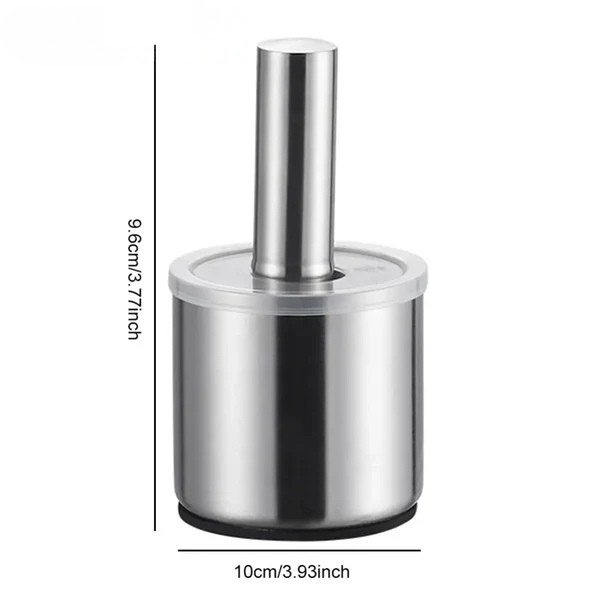 Heavy Stainless Steel Mortar and Pestle Set | Premium Haven Dasta / Imam Dasta | Garlic Crusher & Spice Grinder