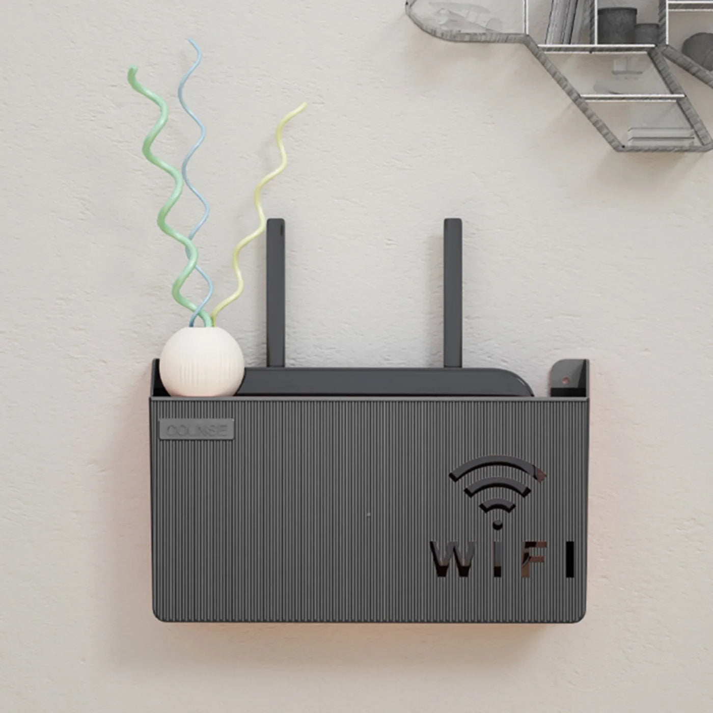 Wall Mounted WIFI Router Storage Box