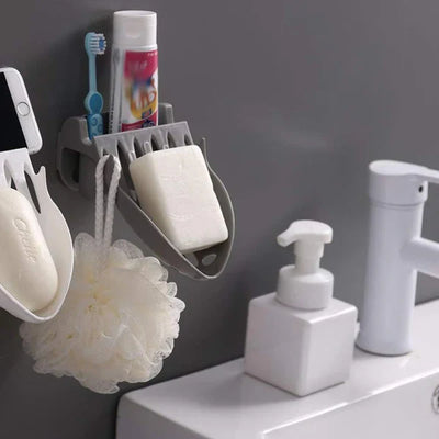 Wall Mounted Multi-Function Soap Dish