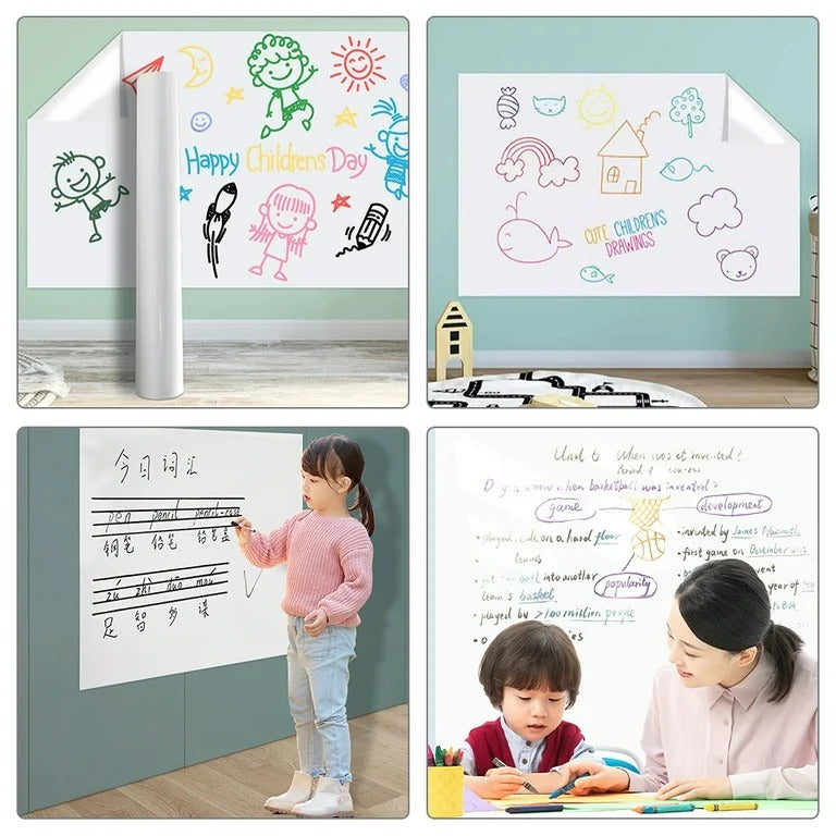 Whiteboard wall sticker (removable and reusable)