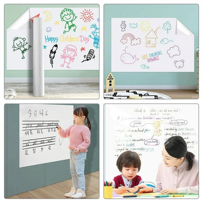 Whiteboard wall sticker (removable and reusable)